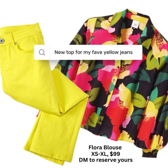 Cabi Kick Back Kick Flare Yellow Pant Jack NWT - Picture 7 of 7